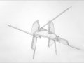 Compasso pangoniometrico K- Lápiz sobre papel cm.43x29-2013-
