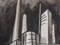 Senza titolo- Acrílico sobre cartón cm.36x20 -1995-