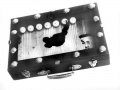 "Valigia" Madera, tela, conchas, plástico, acrílico, fotografia-cm.50x40x14 -1980-