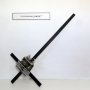 Lerrore- Maquina de escribir, madera, D.M., acrílico Medidas variables -2017-