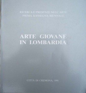 1991 Catalogo _Arte giovane in Lombardia_ Cremona (tapa)